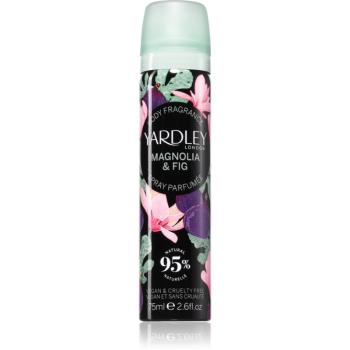 Yardley Magnolia & Fig telový sprej pre ženy 75 ml