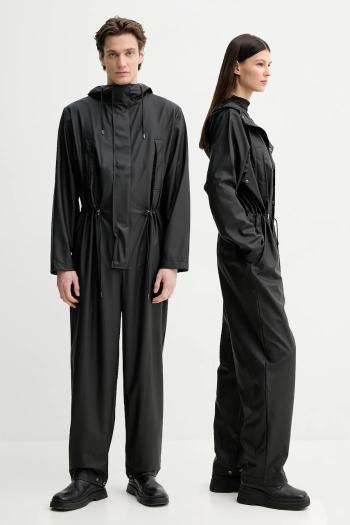 Overal Rains Jumpsuit Regular W3 čierna farba, prechodná, 12090
