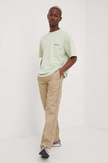 Nohavice Dickies DK0A4XK6KHK-Khaki, pánske, béžová farba, rovné
