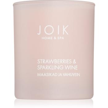 JOIK Home & Spa Strawberries & Sparkling Wine vonná sviečka 150 g