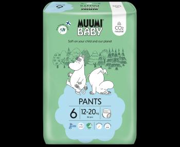 MUUMI BABY Nohavičky plienkové jednorázové 6 Junior 12-20 kg, 36 ks