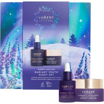 Lumene AJATON Nordic Ageless darčeková sada na noc Radiant Youth