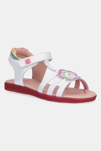 Detské kožené sandále Agatha Ruiz de la Prada biela farba, 252963
