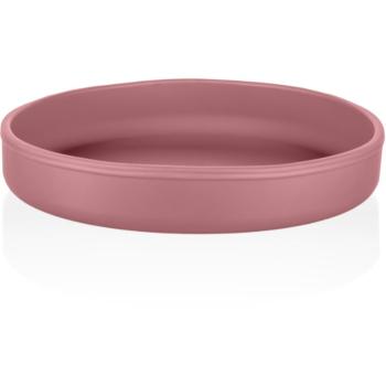 Zopa Silicone Plate tanier 6 m+ Old Pink 1 ks