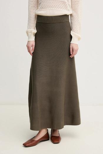 Sukňa Pedro del Hierro zelená farba, maxi, áčkový strih, 7599298