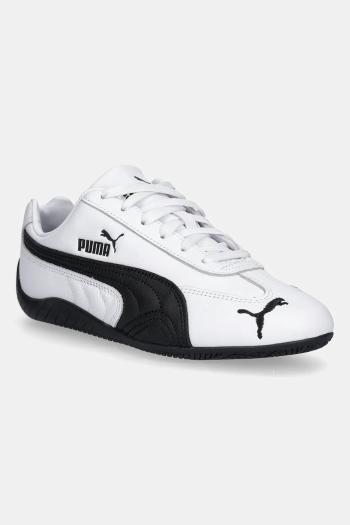 Kožené tenisky Puma Speedcat LTH dámske, biela farba, 401603