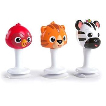 BABY EINSTEIN Hrkálka s prísavkami Rattle & Jingle Trio, 3 ks (074451123595)