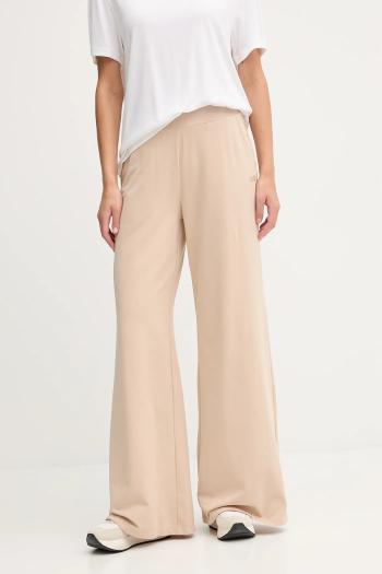 Tepláky EA7 Emporio Armani béžová farba, jednofarebné, AF13135.7W000462
