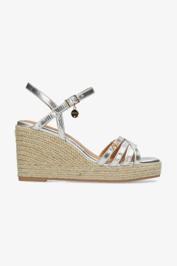 Espadrilky Mexx NOEMI PAKINA strieborná farba, na kline, MI001600751W