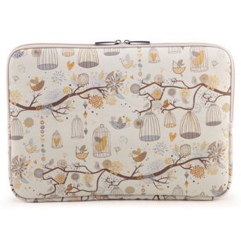 ART Puzdro na notebook s uhlopriečkou 13" BIRDS šedé