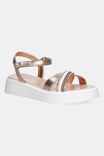 Detské sandále Tommy Hilfiger ružová farba, T4A2-33800