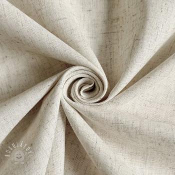 Bavlnená látka s ľanom PREMIUM natural linen