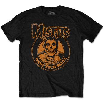 Misfits tričko Want Your Skull Čierna XL