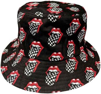 The Rolling Stones Čiapka Checker Tongue Pattern Charcoal Grey