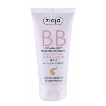 ZIAJA BB krém pre normálnu a suchú pleť SPF 15 tmavý odtieň 50 ml