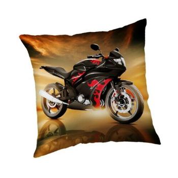 Jerry Fabrics Vankúšik Motorka red, 40 x 40 cm 