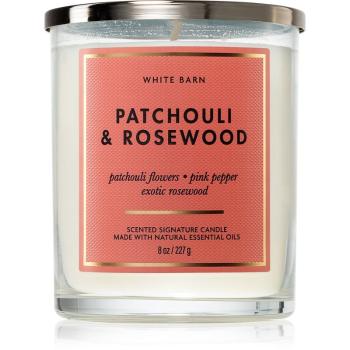 Bath & Body Works Patchouli & Rosewood vonná sviečka 227 g