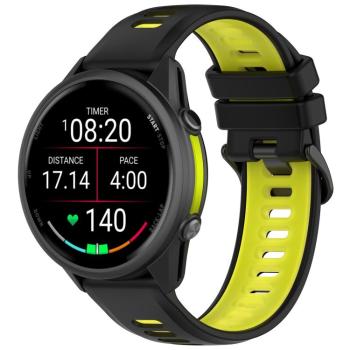 SPORTY Vymeniteľný silikónový remienok Garmin Forerunner 970 čierno-zelený