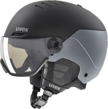 UVEX Wanted Visor Pro V Black/Silver Mat 54-58 cm Lyžiarska prilba