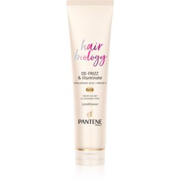 Pantene Hair Biology De-Frizz & Illuminate kondicionér pre suché a farbené vlasy 160 ml