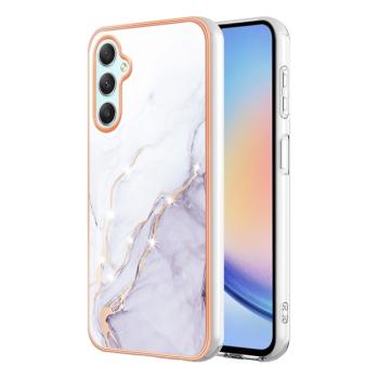 IMD MARBLE Ochranný kryt pre Samsung Galaxy A25 5G WHITE