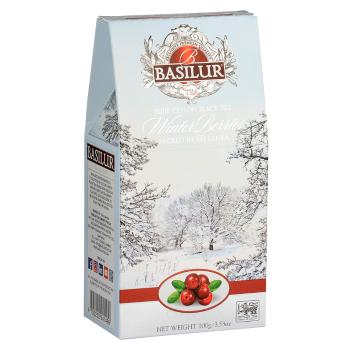 BASILUR Winter berries cranberries čierny čaj 100 g