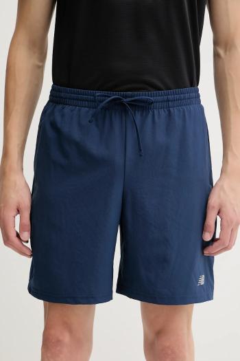 Tréningové šortky New Balance tmavomodrá farba, MS41232NNY