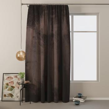 ArtFlhf Tieniaci záves VELVET PLEAT P | 140 x 245 cm Farba: Tmavo-hnedá