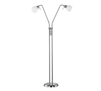 LED stojaca lampa Trio Freddy nikel 424810207