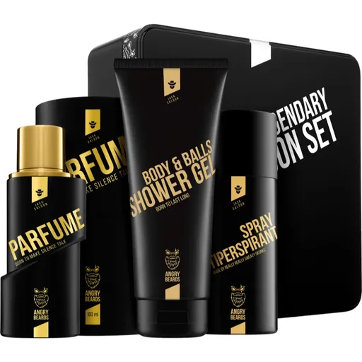 Angry Beards Fakin Legendary Jack Saloon Set darčeková sada pre mužov