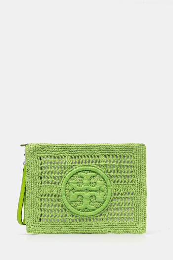 Listová kabelka Tory Burch Ella zelená farba, 155038-300
