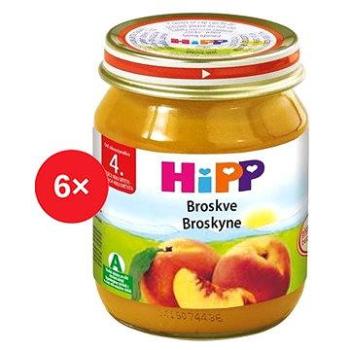 HiPP BIO Broskyne – 6× 125 g (9062300430391)