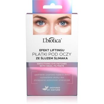 L’biotica Eye Patches Rejuvenating vyhladzujúca očná maska s extraktom zo slimáka 1 ks