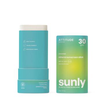 ATTITUDE 100% minerálna ochranná tyčinka na telo SPF 30 bez vône 60 g