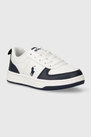 Detské tenisky Polo Ralph Lauren biela farba