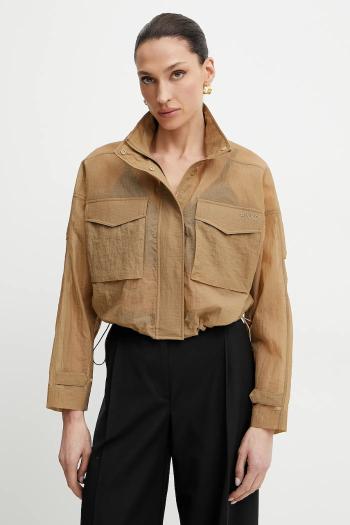 Bunda Pinko zelená farba, prechodná, 104845 A2EK