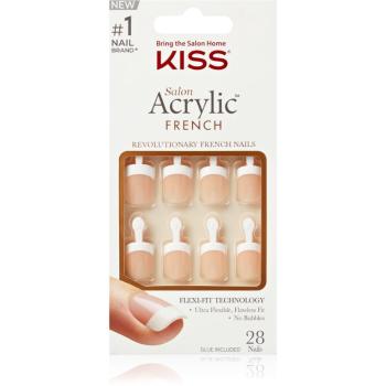 KISS Acrylic French Kit umelé nechty 28 ks