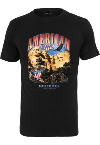 Mr. Tee American Life Mount Roushmore Tee black - S