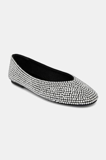 Baleríny Steve Madden Darts-R strieborná farba, SM11003623