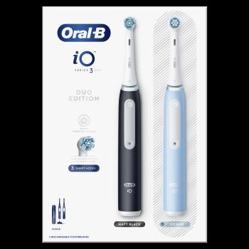 ORAL-B iO 3 Dual Pack Black & Blue Elektrické zubné kefky 2 ks