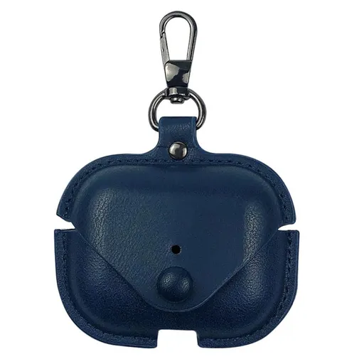 LEATHER POCKET Puzdro pre slúchadlá AirPods Pro 3 modré