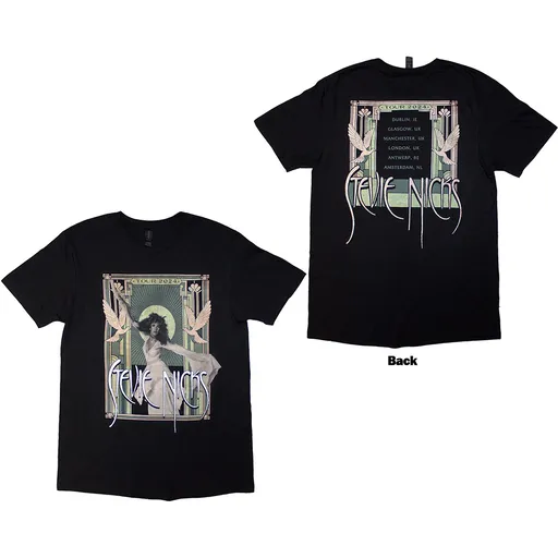 Stevie Nicks tričko Tour '24 Doves Čierna XXL