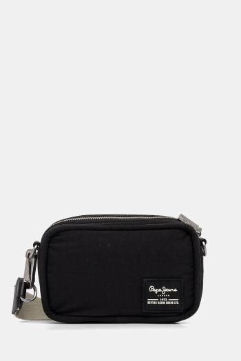 Kabelka Pepe Jeans BRIANAE BLOSSOM čierna farba, PL031648