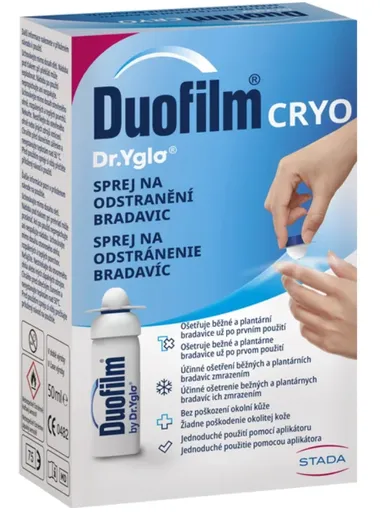 Duofilm Cryo Dr.Yglo Sprej na odstránenie bradavíc 50 ml sprej