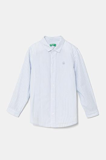 Detská bavlnená košeľa United Colors of Benetton