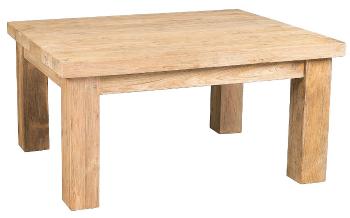 DEOKORK Teakový konferenčný stolík BOB 80 × 80 × 50 cm