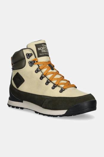 Topánky The North Face Back-To-Berkeley IV Textile WP pánske, béžová farba, jemne zateplené, NF0A81778KO1