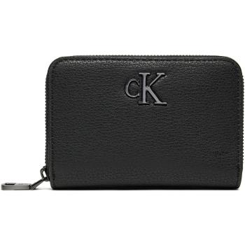 Calvin Klein Jeans  MINIMAL MONOGRAM MED ZIP AROUND K60K612262  Peňaženky Čierna