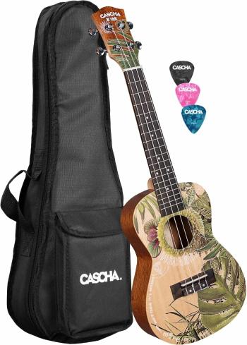 Cascha HH 2606 Art Series Leafy Koncertné ukulele