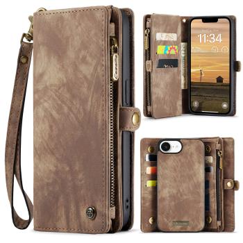 WALLET Ochranný kryt s peňaženkou 2v1 pre Apple iPhone 16e hnedý
